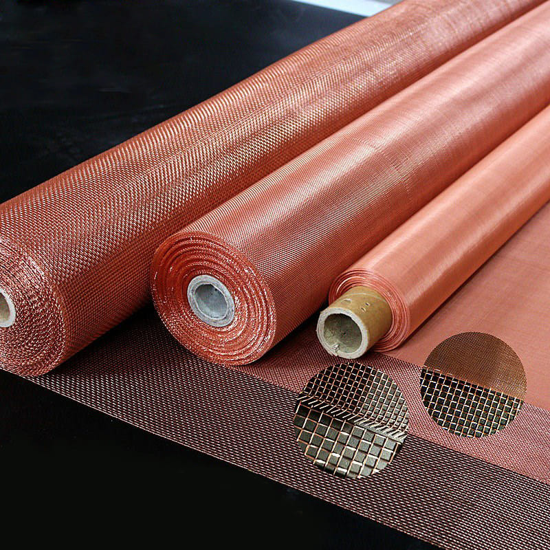 99.95%+ Pure Copper Woven Wire Mesh Screen - Dongfu Wire Mesh